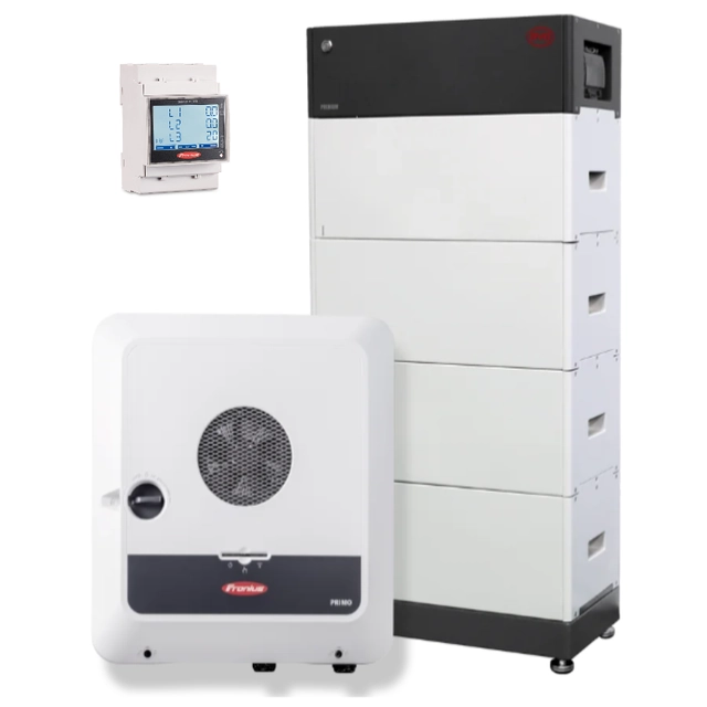 Conjunto Fronius Symo gen24 10.0 Plus 10kw + medidor + armazenamento de energia BYD Battery-Box Premium HVS 10.2