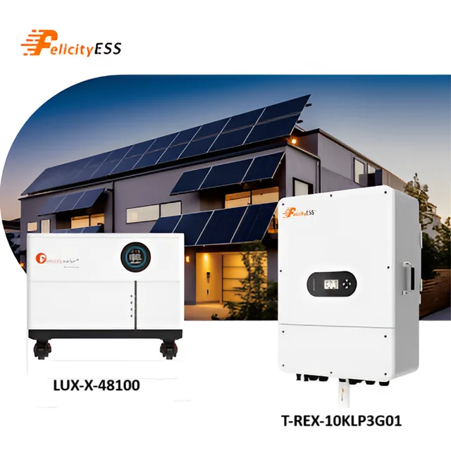 Conjunto híbrido FelicityESS inversor 10kW + armazenamento de energia 10,28kWh