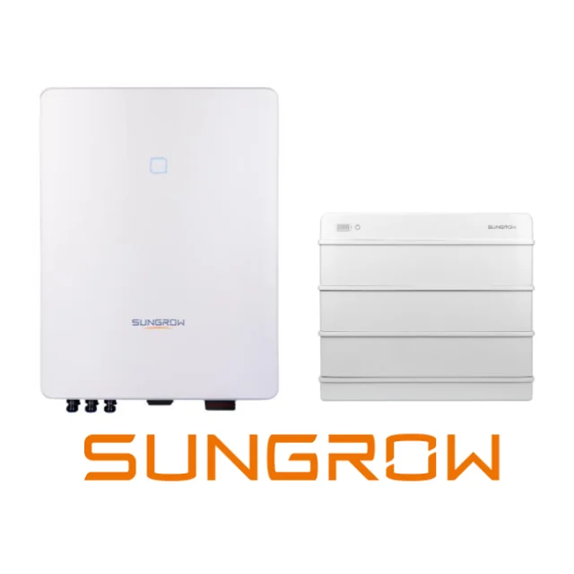 Conjunto Sungrow SH8.0RT+ Almacenamiento de energía Sungrow LiFePO4 9,6 kWh