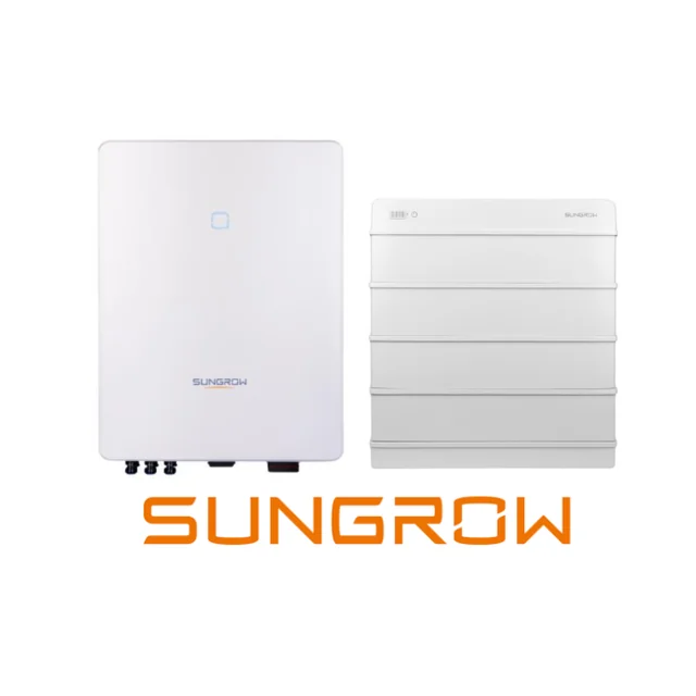 Conjunto Sungrow SH8.0RT+ Armazenamento de energia Sungrow LiFePO4 12,8 kWh