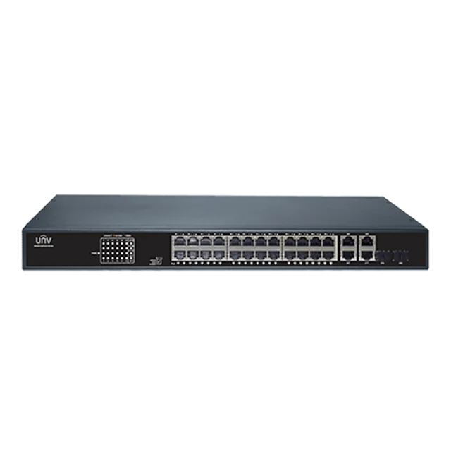 Conmutador 24xRJ45 POE, 2xRJ45, 2xRJ45+2xSFP combinado, Gigabit - UNV NSW2010-26GT2GC-POE-IN