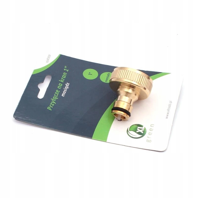 CONNECT TO THE TAP 1'' BRASS ADAPTER COUPLING
