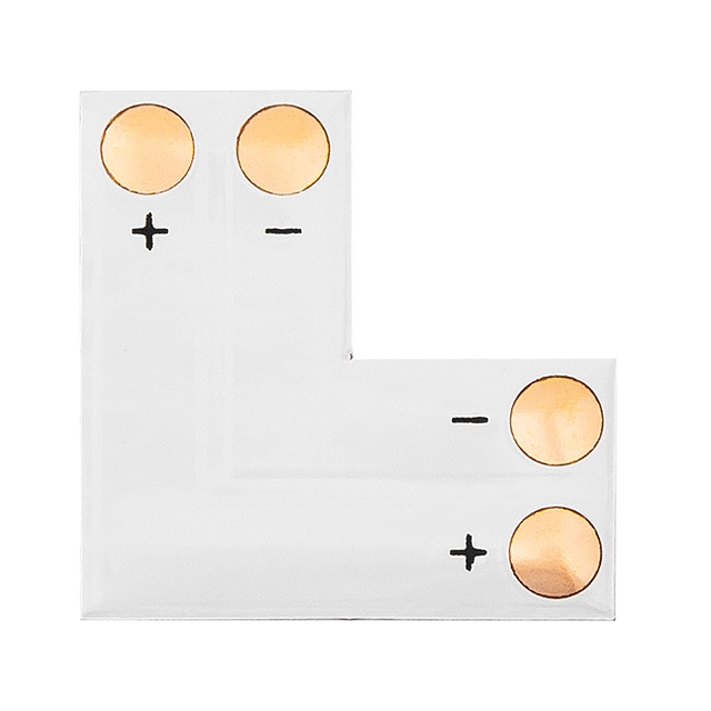 Connecteur pour bandes LED type "L" 10mm 2pin