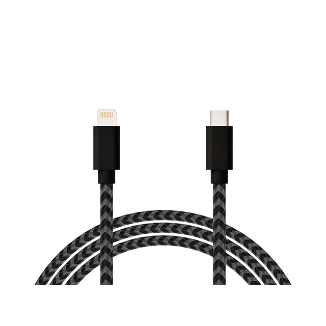 Connecteur USB-C -iPhone 1m tresse