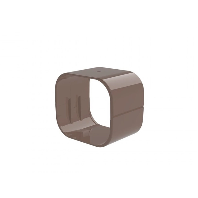 Connection for air conditioner pipe channel Tecnosystemi, Brown-Line MG72-EXC brown