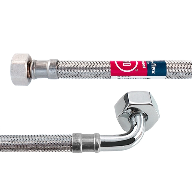 Connection hose 1 / 2x1 / 2 with an elbow GW / GW 50cm