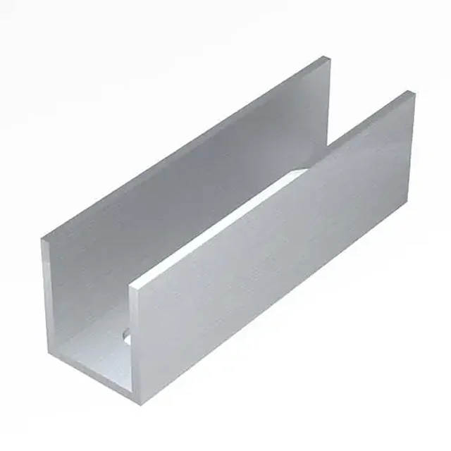 Connector for aluminum mounting profiles 40x40