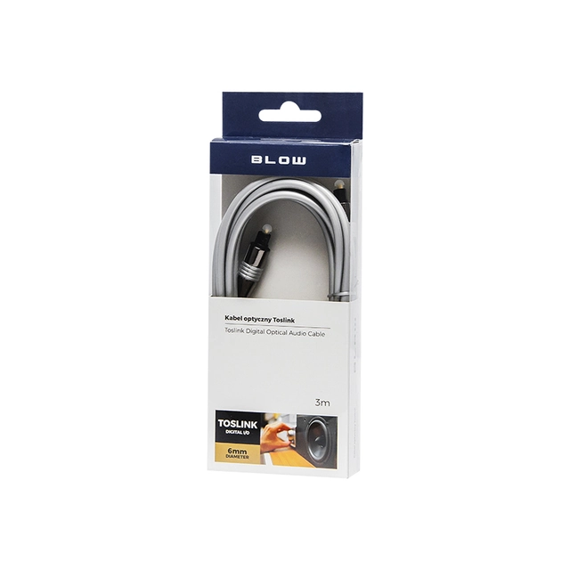 Connexion optique TOSLINK 5mm 3m