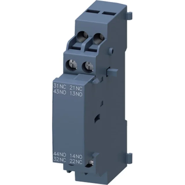 Contacte auxiliare Siemens cu conector şuruburi. 2R + 2Z, S00 până la S3 3RV2901-1J