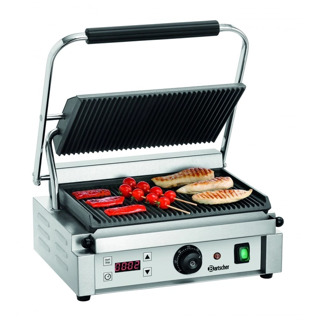 Contactgrill 2200w Geribbeld 410x400 Bartscher A150684