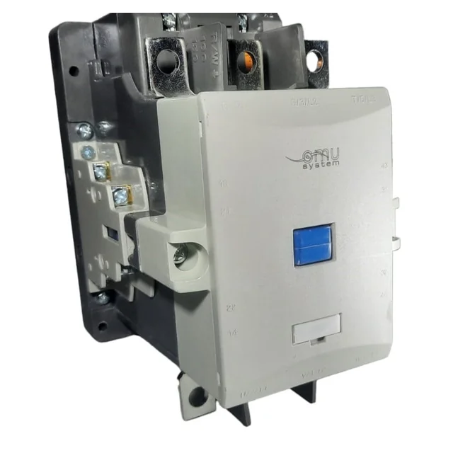 Contactor 3 poles 180A with coil to 230V AC 2NO+2NC 2 normally open contacts + 2 normally closed contacts