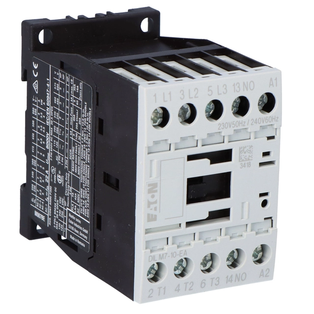 contactor 3kW/400V, Control 230VAC DILM7-10-EA(230V50HZ,240V60HZ)