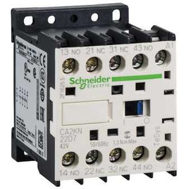 Contactor auxiliar Schneider Electric 10A 2Z 2R 42V AC (CA2KN22D7)