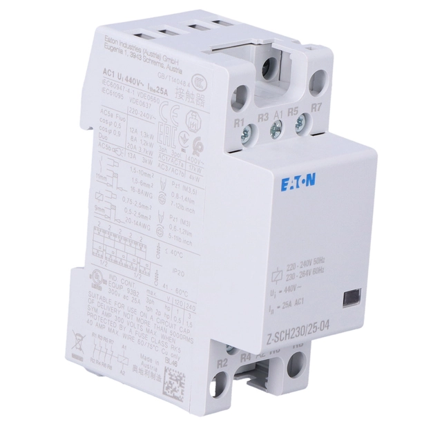 contactor de instalación Z-SCH230/25-04