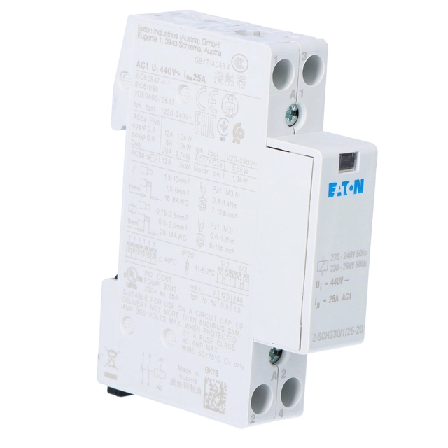 Contactor de instalare Z-SCH Z-SCH230/1/25-20