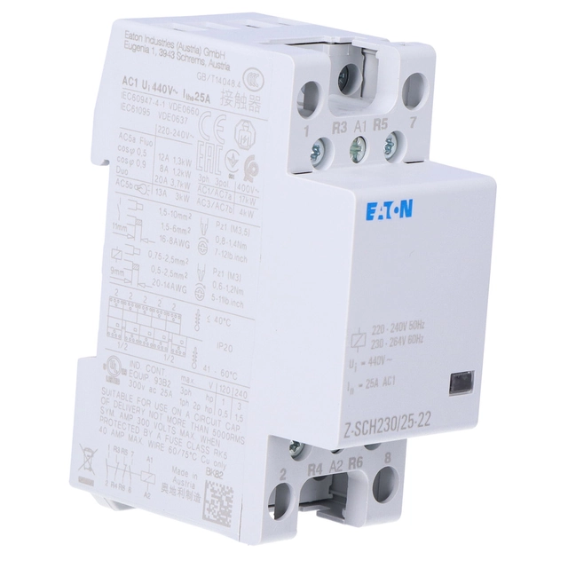 Contactor de instalare Z-SCH230/25-22