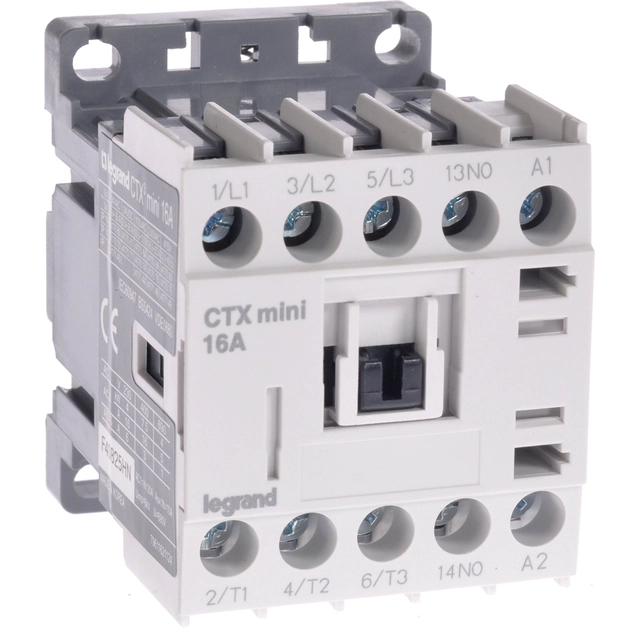 Contactor de potencia Legrand 3P 16A 230V CA 0Z 1R CTX3 MINI (417066)