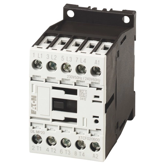 contactor de potencia,4 polar 22A [AC-1] DILMP20(230V50HZ,240V60HZ)