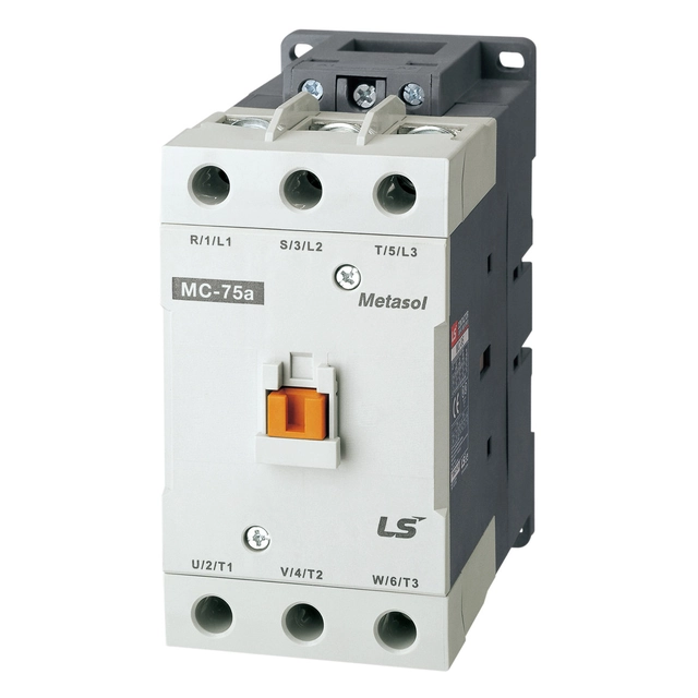 Contactor de putere 85A, 45 kW,3-polowy, cu bobină230VAC.contacte auxiliare 1a1b în standard.