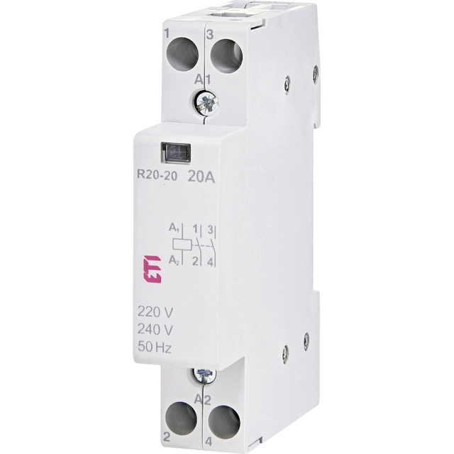 Contactor modular 20A 2 face contacte (1 modul 2-biegunowy) R 20-20 230V