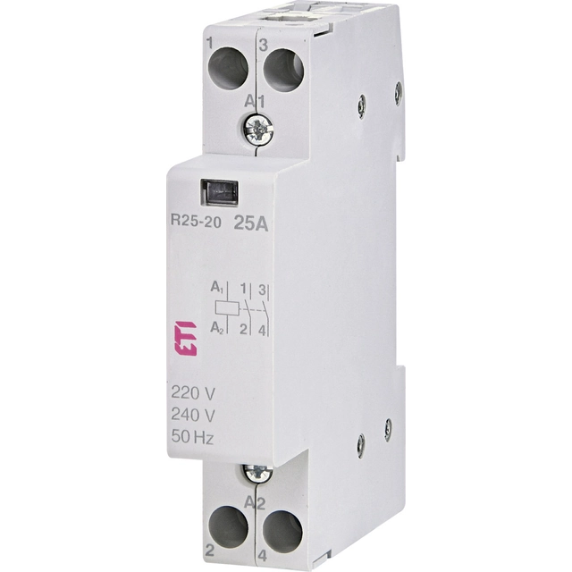 Contactor modular 25A 2 face contacte (1 modul 2-biegunowy) R 25-20 230V