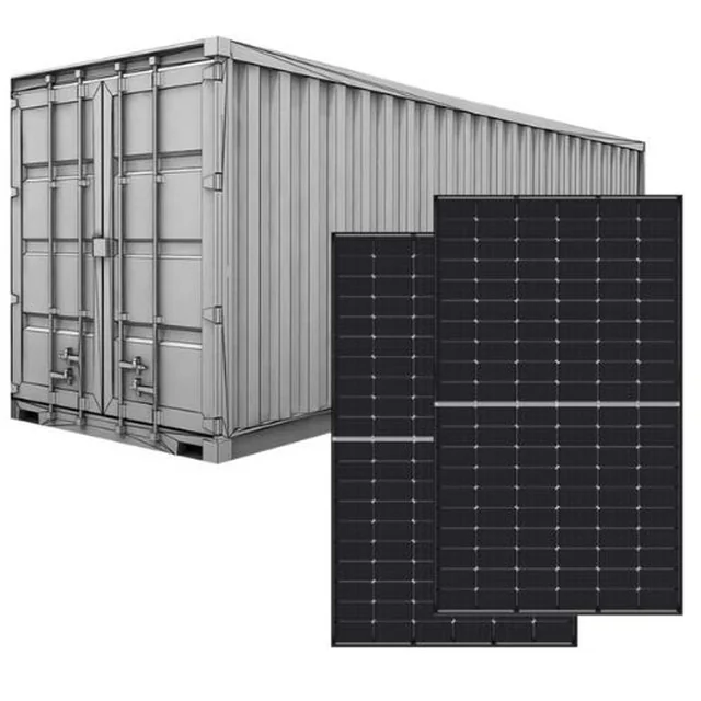 Container panneau photovoltaïque Jinko Solar Tiger Neo type N 864 pc 480W JKM480N-60HL4-V BF (rendement 22.24%)