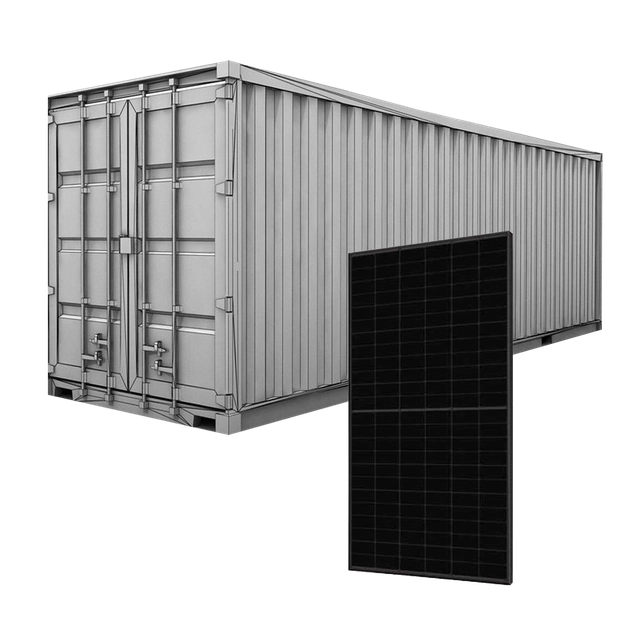 Container photovoltaic panels JASolar JAM72S20, 460W, monofacial, 30 pc pallet, 660 pc container