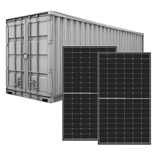 Contenedor de paneles fotovoltaicos Jinko Solar Tiger Neo N-tipo 936 pc 445W JKM445N-54HL4R-V BF (eficiencia 22.27%)