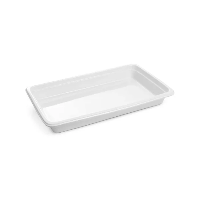 Contenedor porcelana GN 1/1, blanco 530x325x(H)65 mm