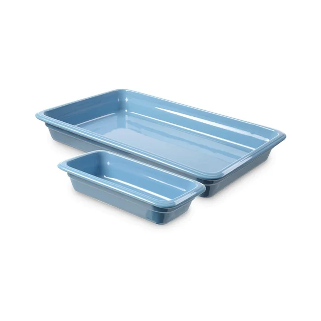 Contenedor porcelana GN 2/3, azul