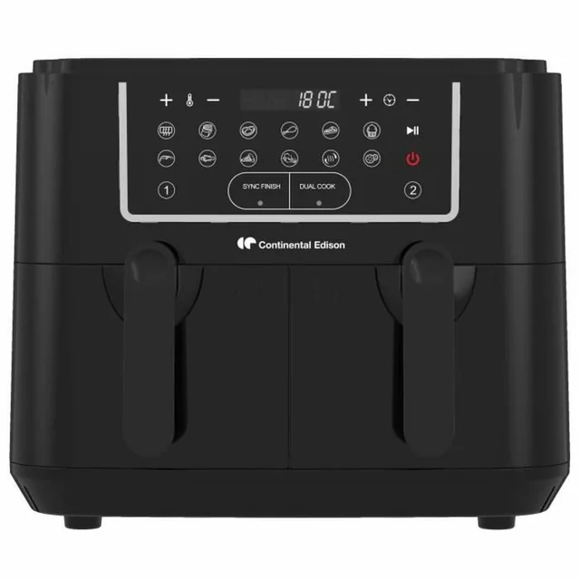 Continental Edison Hot Air Fryer Black 2400 W 9 L