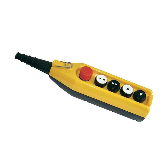 control pendant,5 buttons, including the emergency stop button 30 mm, two speeds, one speed T0-PV5E30B42