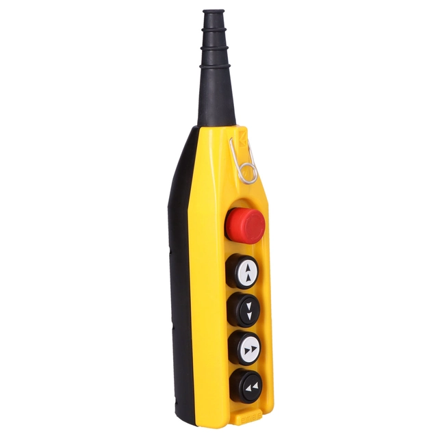 control pendant,5 buttons, including the emergency stop button 30 mm, two speeds T0-PV5E30B44