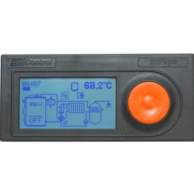 Control screen for boiler Vigas, 4001, AK4000 automation