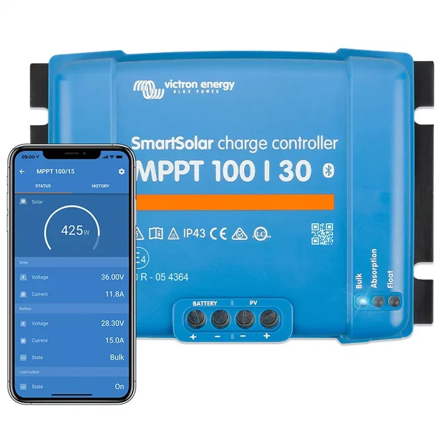 Controlador de carga SmartSolar MPPT 100/30 Victron Energy