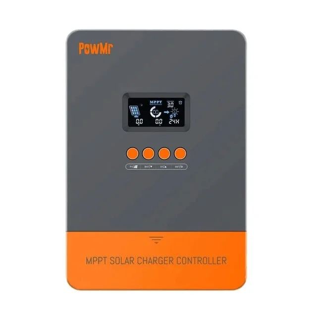 Controlador de carga solar PowMr MPPT 60A PRO 12/24/36/48V LCD para todas las baterías