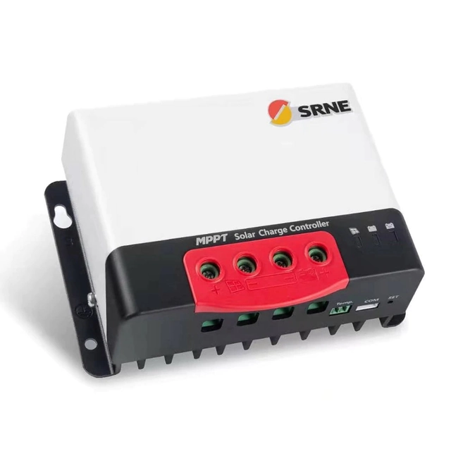 Controlador de carga solar SRNE 30A com MPPT + Bluetooth ou LCD opcional