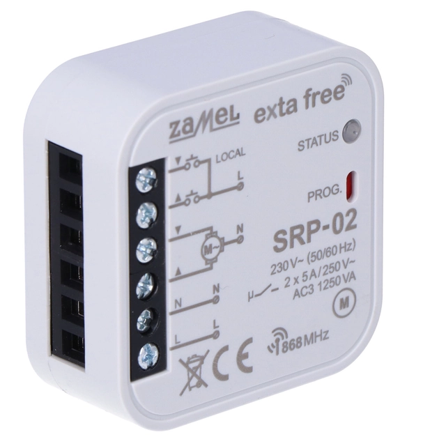 Controlador de persiana empotrado Tipo:SRP-02