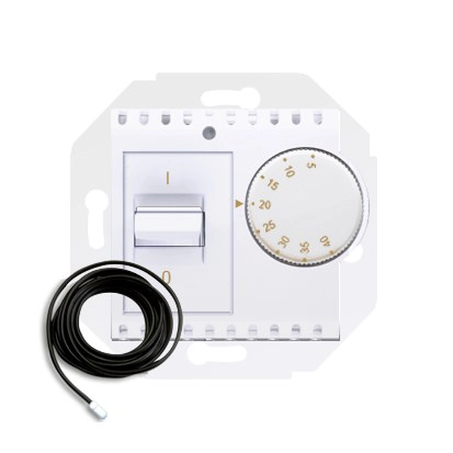 Controlador de temperatura con sensor externo completo con sonda, blanco Simon54