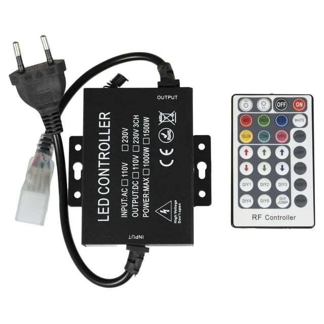 Controlador LED RGB 230V-28B Variante: Controlador LED RGB 230V-28B