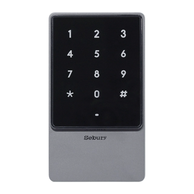 Controler stand-alone cu tastatura touch si cititor card EM 125kHz + Mifare 13.56MHz, carcasa antivandal - SEBURY SEB-sTouch2