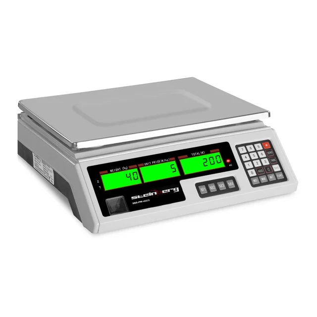 Controleweger 40kg/2g LCD-scherm