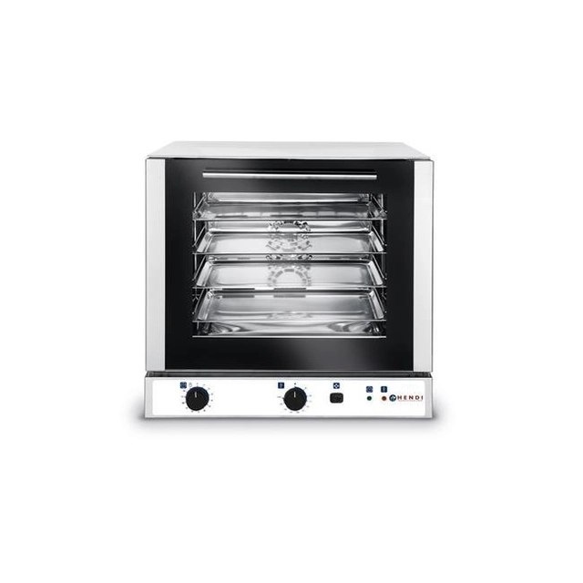 Convection oven with humidification 4x 429x345mm - electric, manual control HENDI 225028 225028