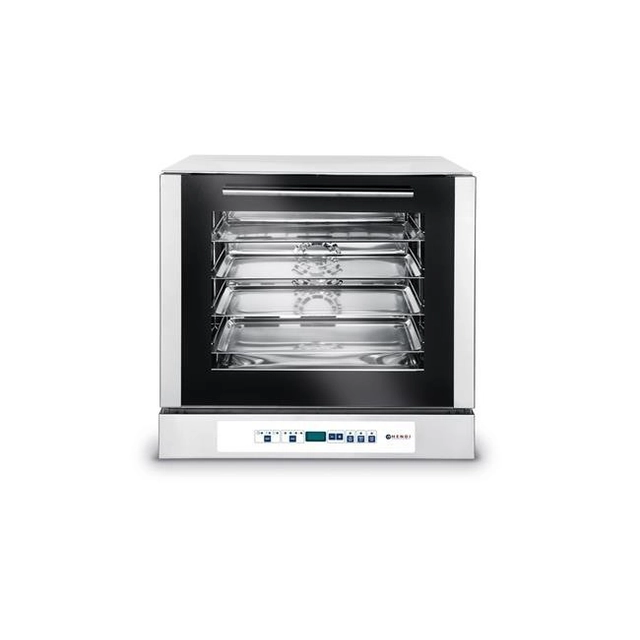 Convection oven with humidification 4x 429x345mm - electric, programmable, electronic control HENDI 225035 225035
