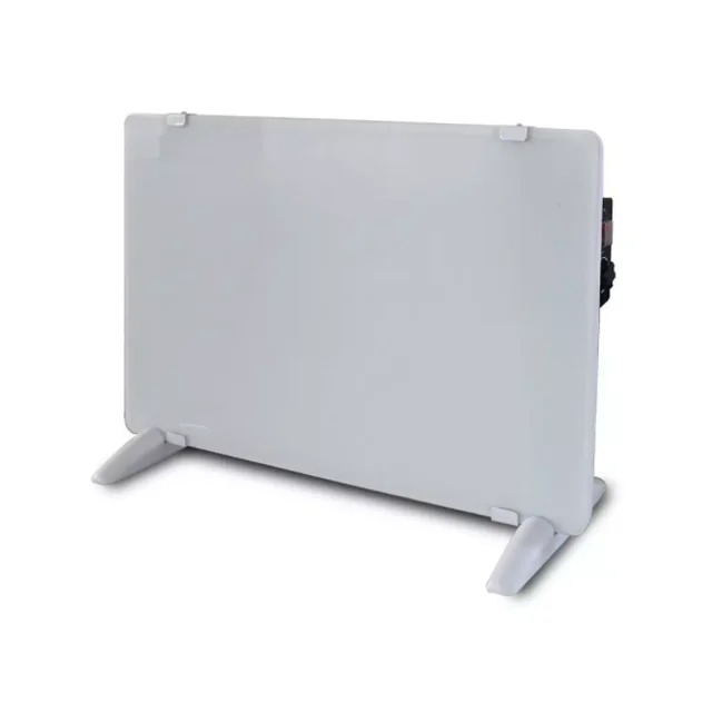 Convector elétrico de vidro V-TAC, 2000W/1000W, BRANCO