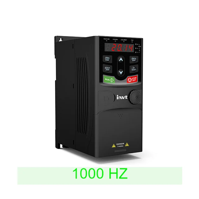 Conversor de frequência INVT GD20-0R4G-2-EU-HF, 0.4 kW, 2.5 A, 3x230/3x230 V, 1000 Hz
