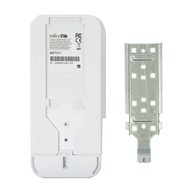 Conversor fibra-cobre, caixa externa, injetor PoE, fonte de alimentação - Mikrotik RBFTC11