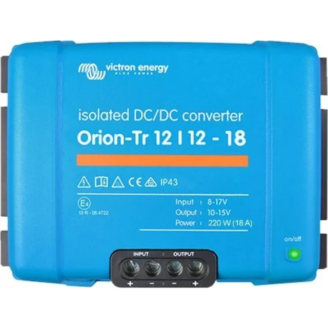 Conversor Victron Energy Conversor automotivo Victron Energy Orion-Tr 12/12-18A 220 W (ORI121222110)