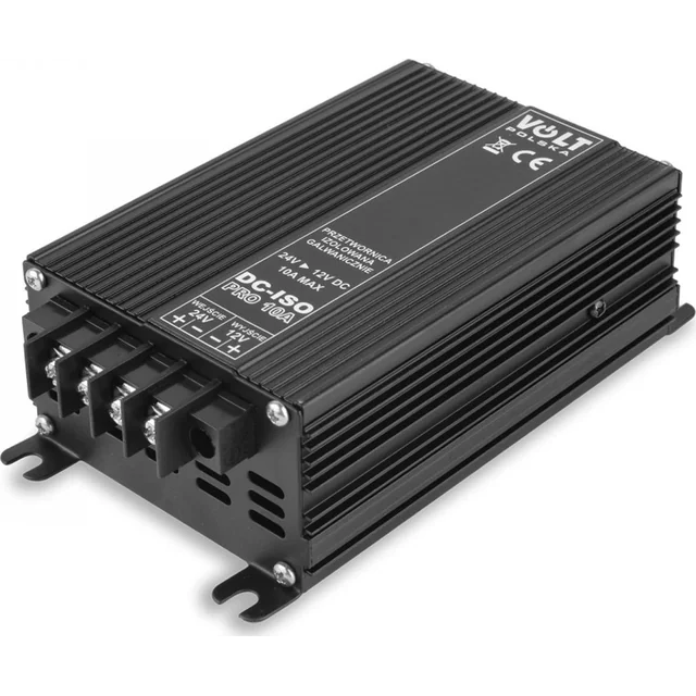 Convertidor de voltios Convertidor DC-ISO-PRO 10A 24/12V LIBRE DE INTERFERENCIAS + AISLADO