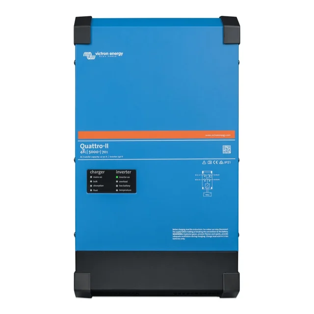 Convertitore 48V 5000VA Victron Energy Quattro-II 48/5000/70-50/50